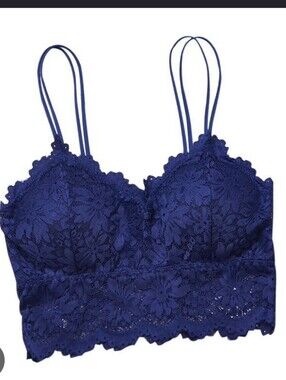 NWT Royale Blue Lace Bralette
